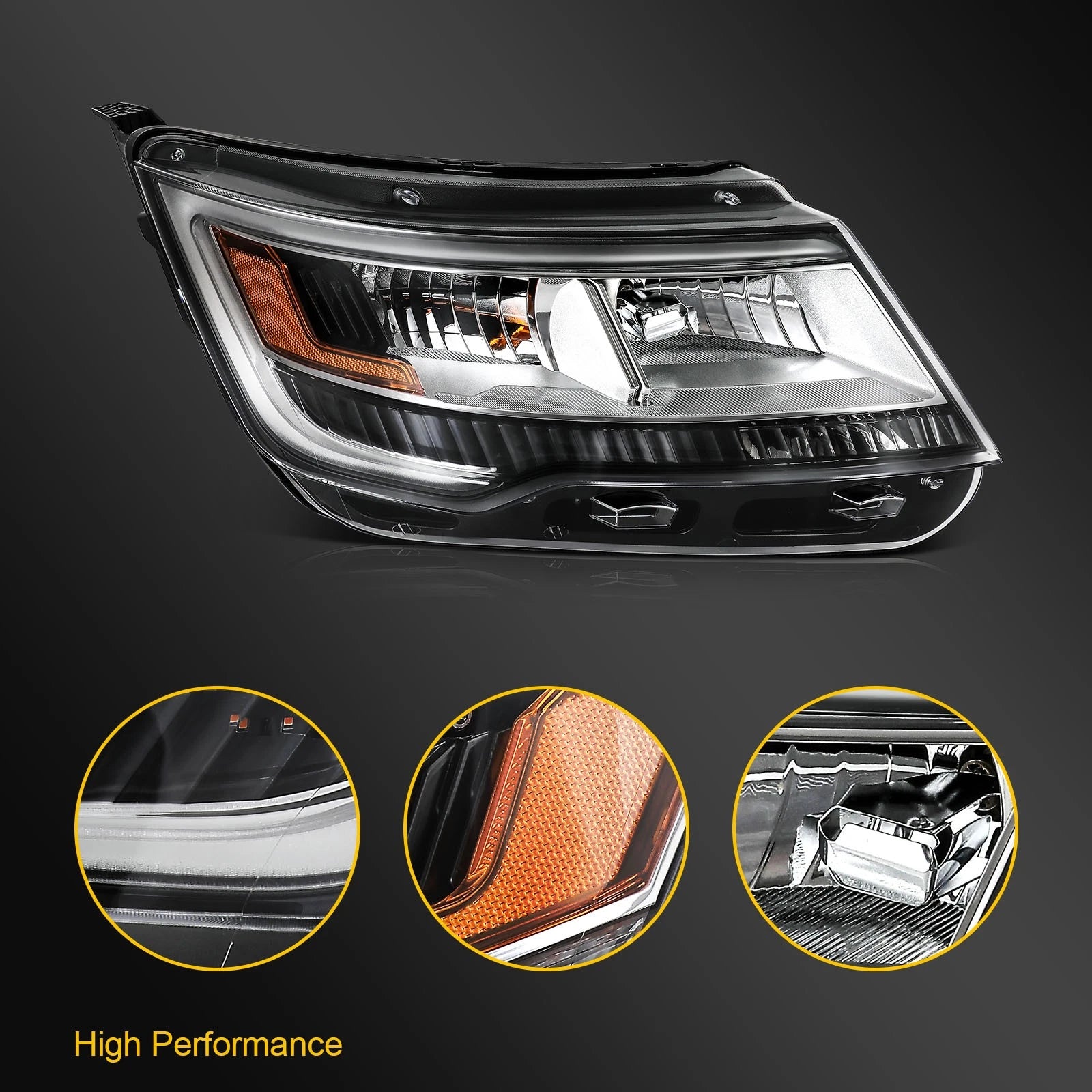 LED Headlight Assembly for Ford Explorer (2016–2018)
