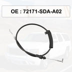 Front Left Door Handle Release Cable for Honda Accord (2003–2007) Black