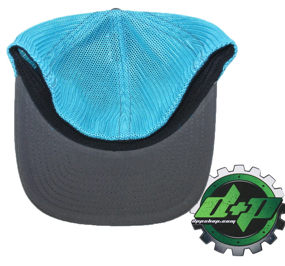 Cummins Trucker Hat for Richardson (Charcoal Gray Blue Mesh Flex Fit SM/MD)