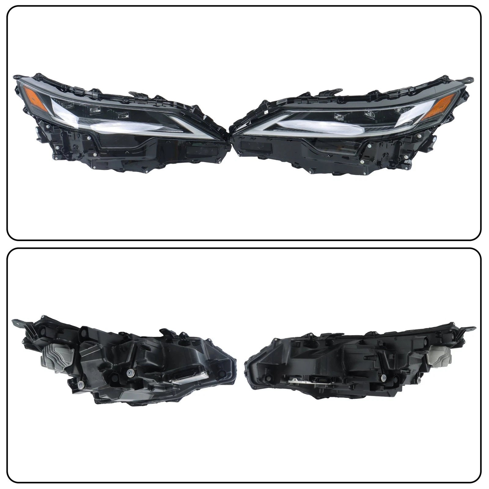 Set of 2 LED Headlights for Lexus RX350 RX350h RX450h RX500 (2023–2025)