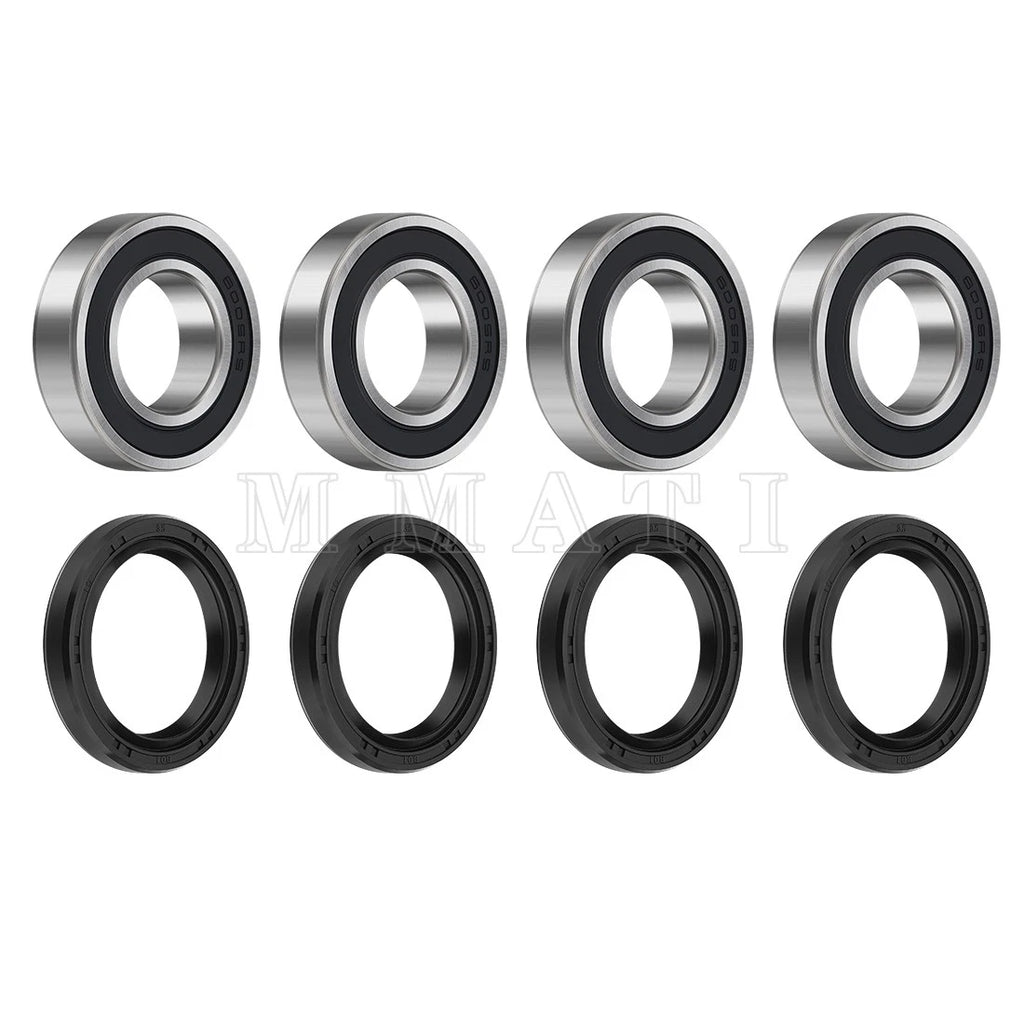 Set of 2 Front Wheel Bearing Seals for Kawasaki Mule (2010–2020)
