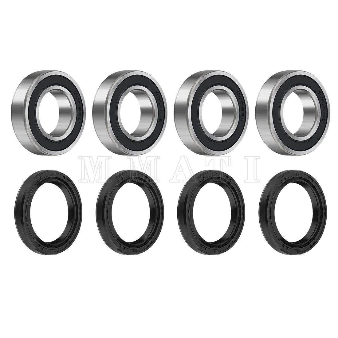 Set of 2 Front Wheel Bearing Seals for Kawasaki Mule (2010–2020)