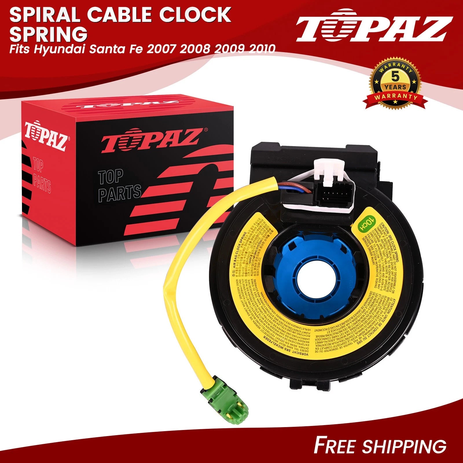 Clock Spring Spiral Cable for Hyundai Santa Fe (2007–2010)