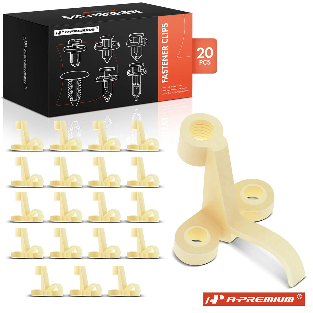 Headlight Adjusting Screw and Nuts Assembly Retainer Clips for GM (20 pcs)