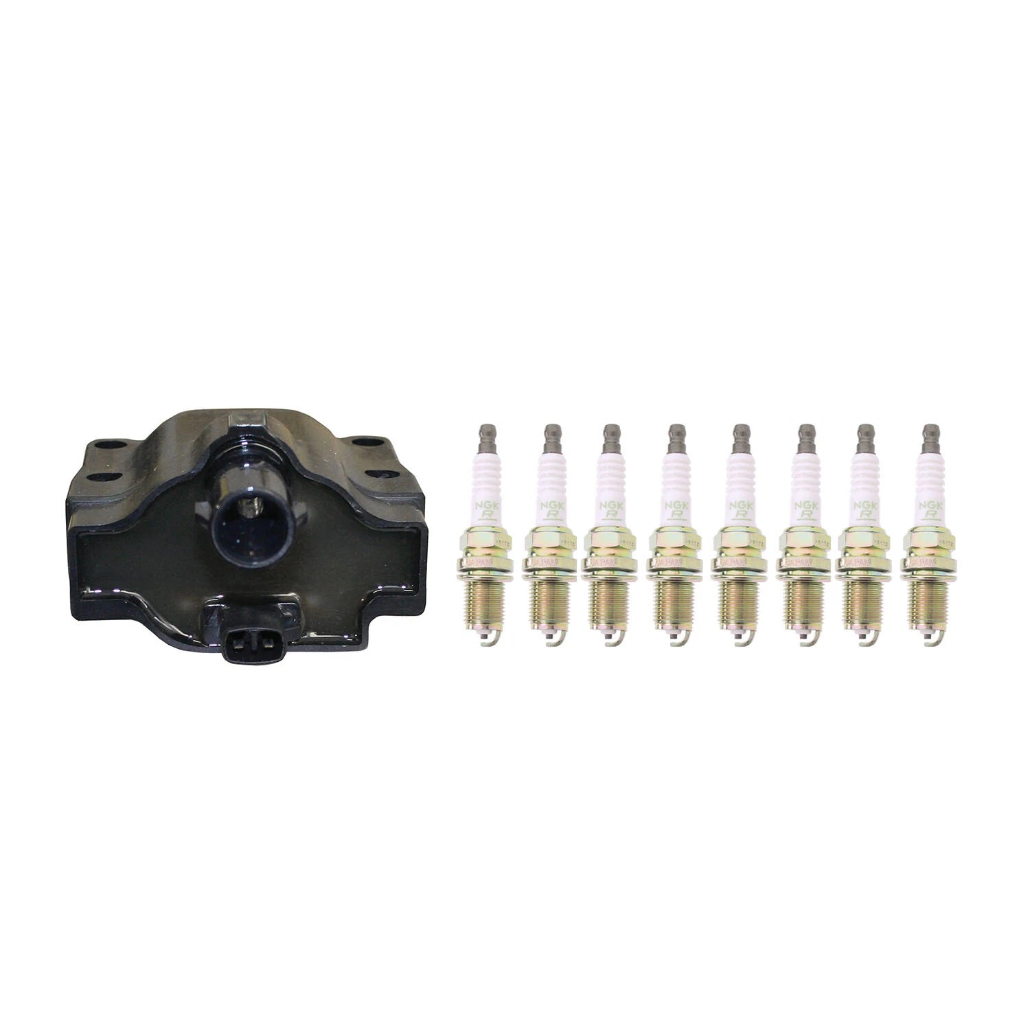 Set of 8 Hitachi Ignition Coils & NGK Spark Plugs for LS400 SC400 (1990–2000)
