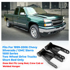 4'' Drop Kit Shackles & Hangers for Chevy Silverado/GMC Sierra 1500 (1999–2006)