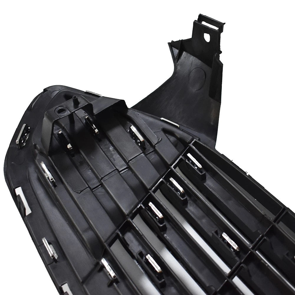 Front Grille Bumper for Ford Fusion Mondeo (2013-2016) Chrome Black