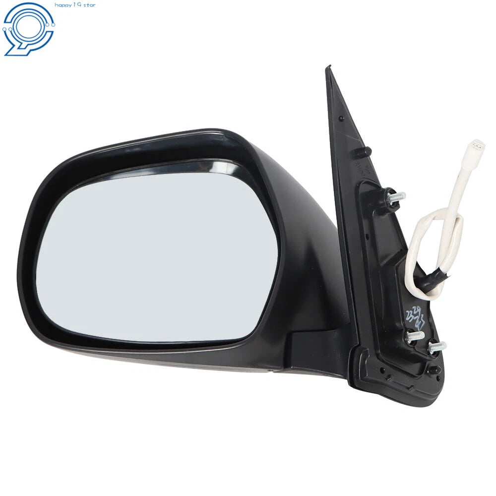 Electric Door Mirror for Toyota Hiace Van (2005-2013) Left Side Black Plastic