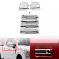 Chrome Mirror and Handle Cover for Ford F250 F350 Super Duty (2017–2022)