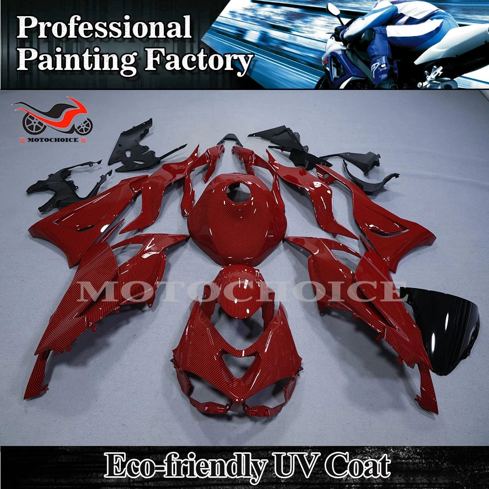 Red Carbon Fiber Fairing Kit for Kawasaki Ninja ZX6R (2024)