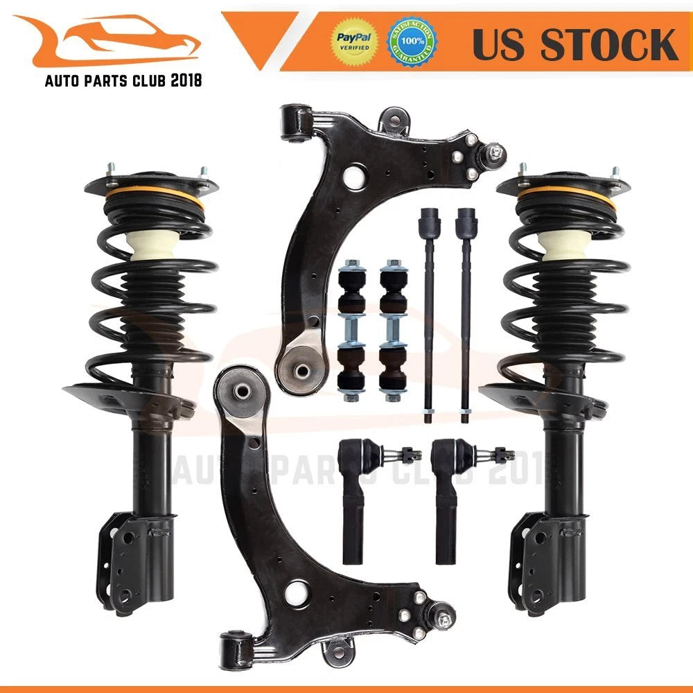 Front Strut Lower Control Arm Ball Joint Sway Bar for Chevrolet Impala 