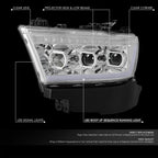 Chrome Projector Headlights for Ram 1500 (2019–2024)