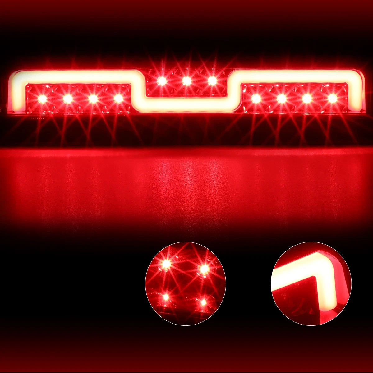 Nuvision LED 2-Stage Sequential 3rd Tail Brake Light for Ford F150/Lobo (2004–2008)