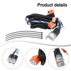 12V 80A Headlight Relay Harness for H6054 H5054 LED Headlights H4