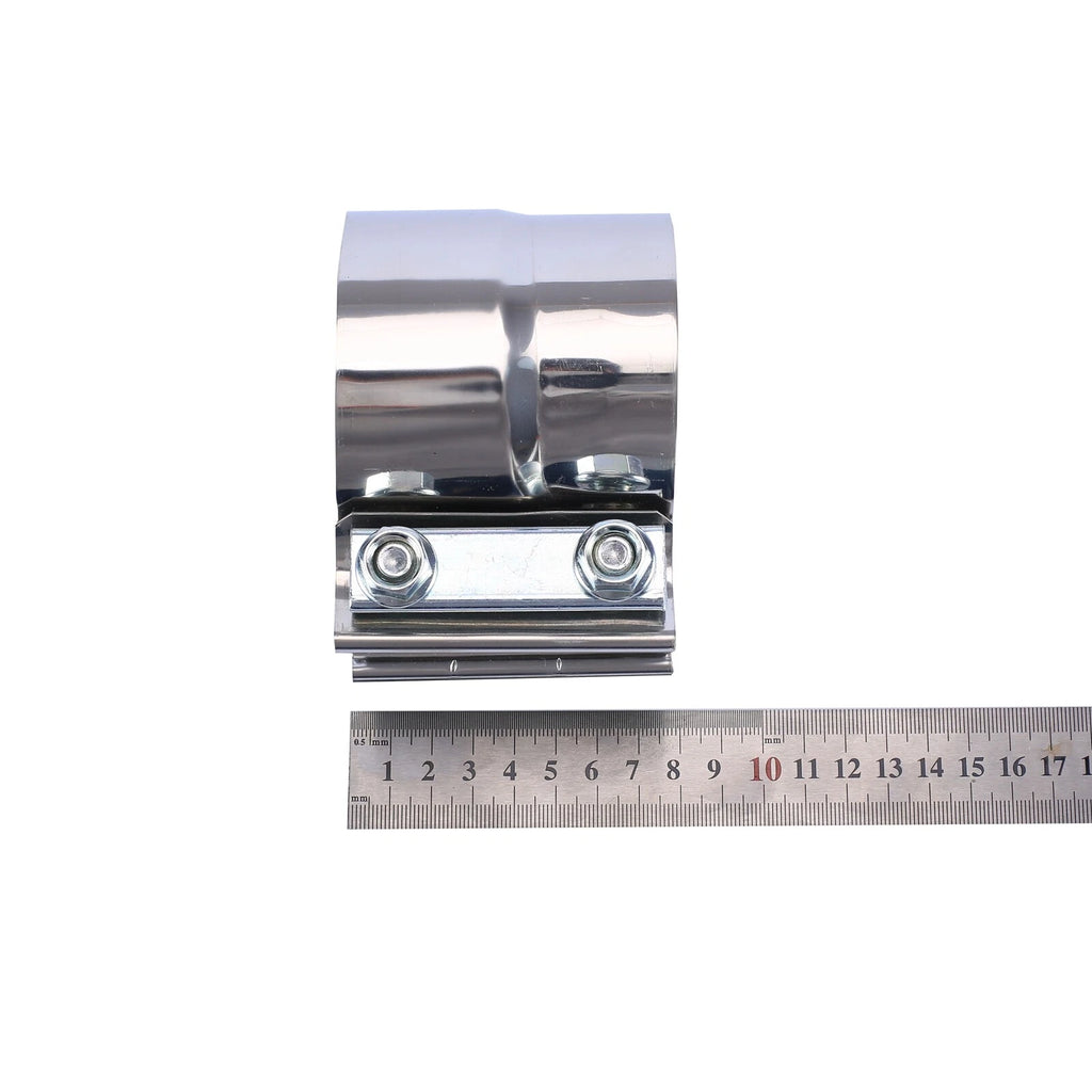 2Pcs 3" Stainless Exhaust Band Clamp for Catback Muffler Pipe