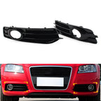 1 Pair Front Bumper Fog Light Grille Cover for Audi A3 8P (2009–2012)