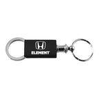 Black Anodized Aluminum Valet Keychain - Officially Licensed for Honda Element