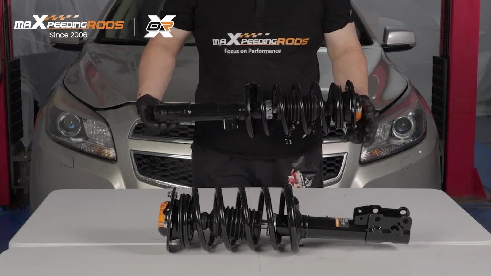 Front Struts Shocks w/Coil Spring for Pontiac G6 (2005–2010) Chevy Malibu (2004–2012)