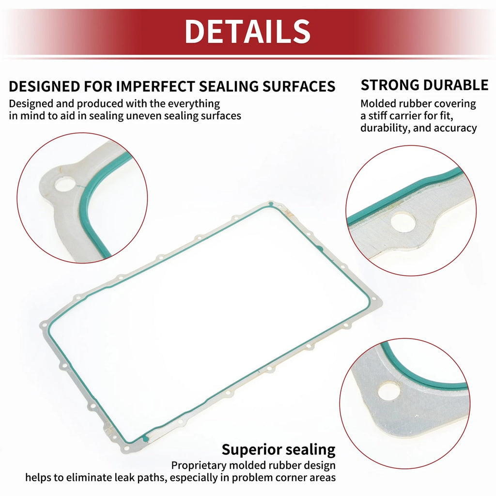 Oil Pan Gasket for Ford F-150 (2017–2020), Ranger (2019–2021) No.HL3P7A191AC
