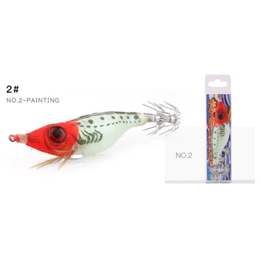 Set of 2 Big Eye Shrimp Lures for Fishing Storage Box