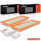2X Engine Air Filter for Chevy Express 2500 3500 GMC Savana (2018–2022)