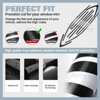 Glossy Black Chrome Delete Window Cover Sticker for Acura TLX (2015-2020)
