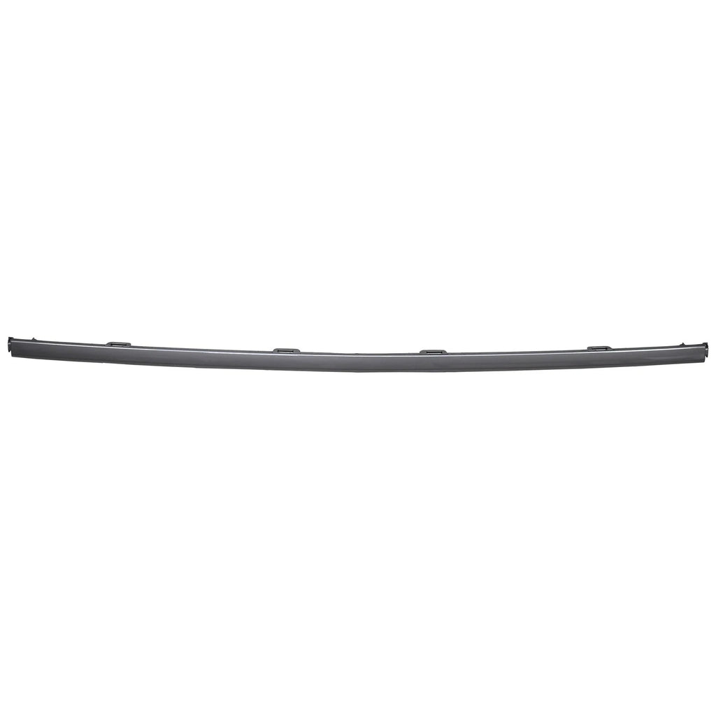Replacement Gray Painted Polypropylene Rear Center Bumper Cover Molding
