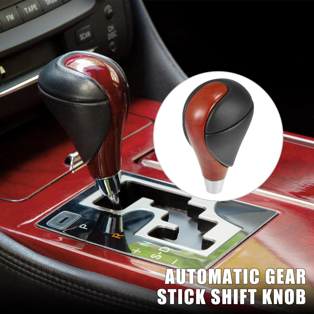 Automatic Gear Shift Knob for Lexus ES350 (2007–2012) Black Faux Leather