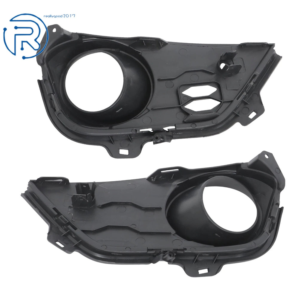 Fog Light Covers for Honda Pilot (2019-2022) Black Trim with Holes