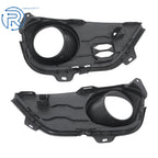 Fog Light Covers for Honda Pilot (2019-2022) Black Trim with Holes
