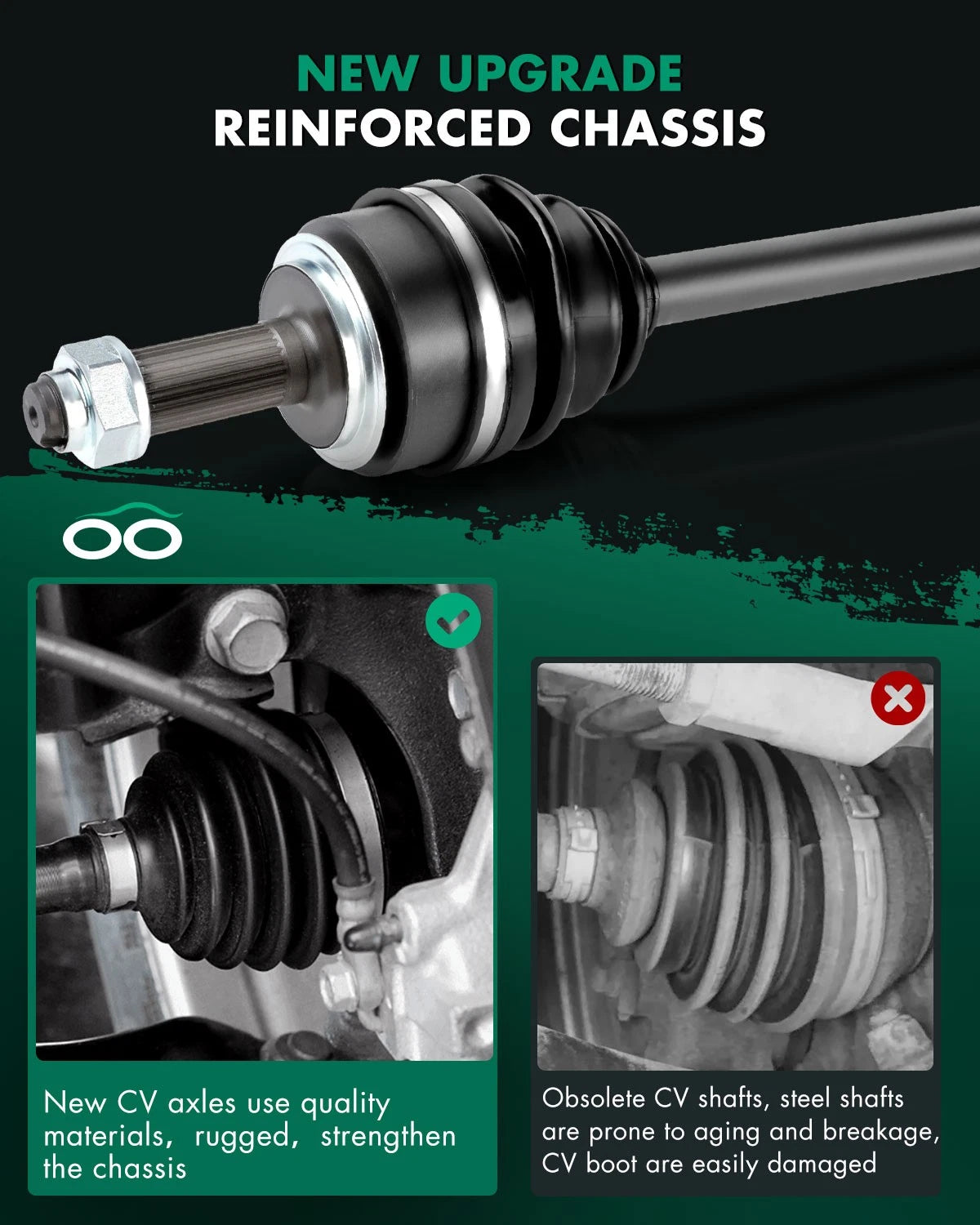 CV Axle Assembly for Honda Accord V6 3.0L (2003–2007)