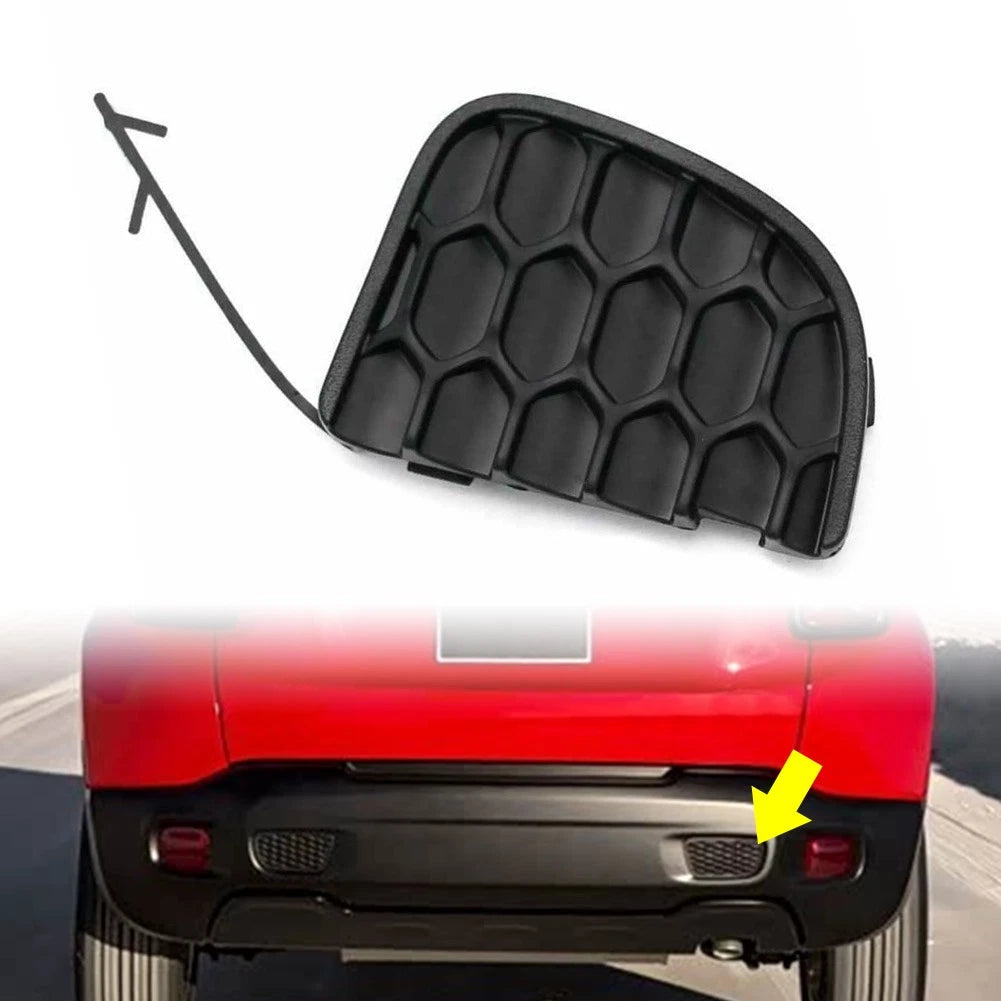Rear Bumper Tow Hook Eye Cap Cover for Jeep Renegade (2015–2020) 5VW91LXHAA