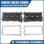 Camshaft Engine Valve Cover Set Left Right 132708J112 for Nissan 350Z (2003–2006)