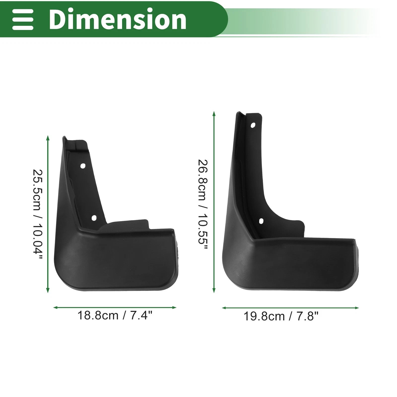 Mud Flaps Splash Guards for Buick Lacrosse (2023–2024) W/ Mount Accessories