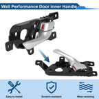 Rear Left Passenger Side Interior Door Handle for Hyundai Santa Fe (2013–2018) No. 836102W000