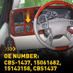 Fog Light Rear Wiper Control Switch for Chevrolet Avalanche Tahoe Suburban (2003–2006)