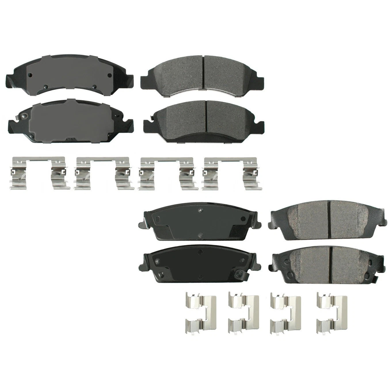 Set of 4 Akebono ProACT Ceramic Brake Pads for Cadillac Chevrolet GMC
