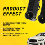 Bumper Cover Bracket Pair for Infiniti Q50 (2014–2022)