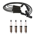 Denso 7mm Wire Set & 4 Iridium TT Spark Plugs for Chrysler Dodge 2.4L