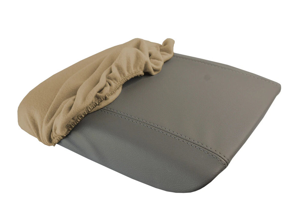 Fleece Console Lid Armrest Cover for Cadillac Escalade (2002–2006) Beige