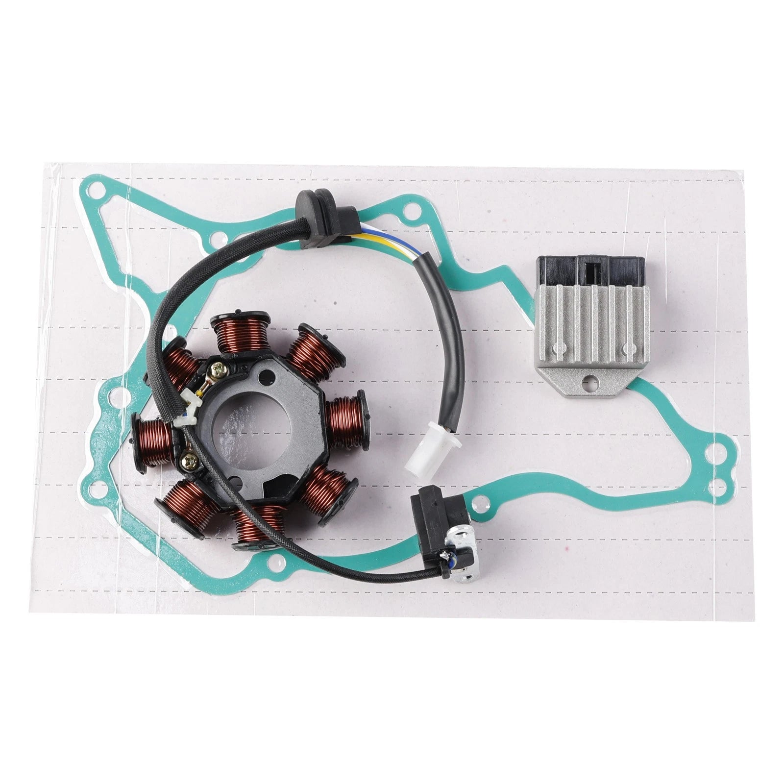 Stator Generator Regulator Rectifier Gasket for Kawasaki KLX110 (2003–2009)