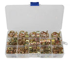 115PCS M6-22 Spring Hose Clamps for Fuel Water Line Pipe Air Tube Clips