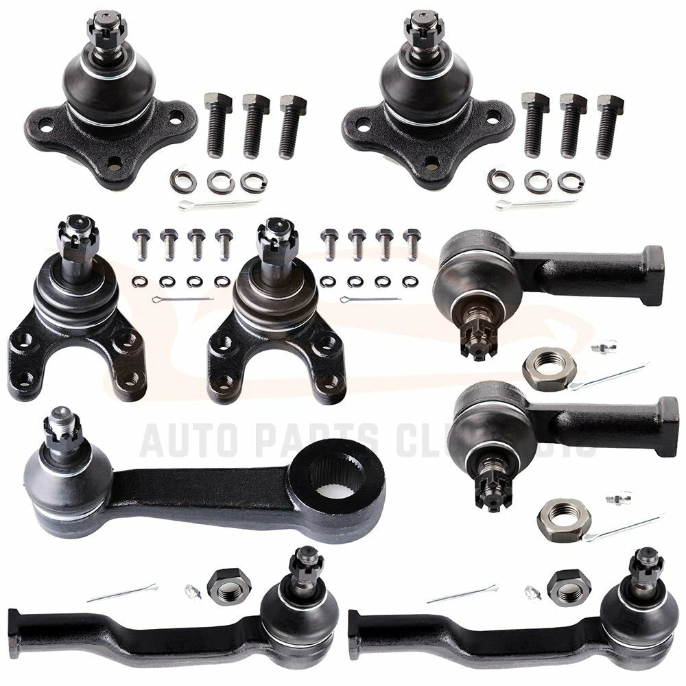 Set of 9 Ball Joints & Tie Rods for Mazda B2200 (1987–1991)