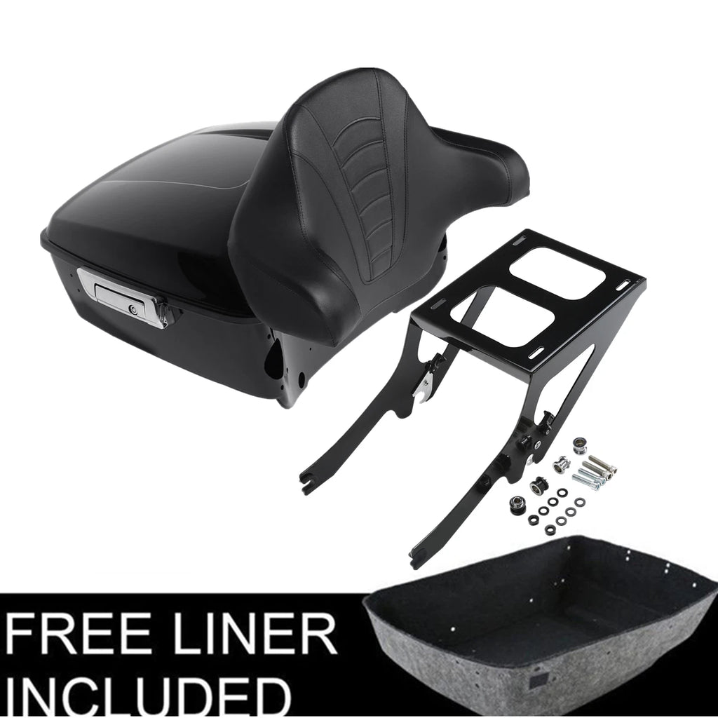 Trunk Backrest Pad Mount Rack for Harley Heritage Classic (2018–2023)