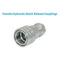 Hydraulic Quick Release Couplings 1/2 BSP for Tractor (ISO Poppet)