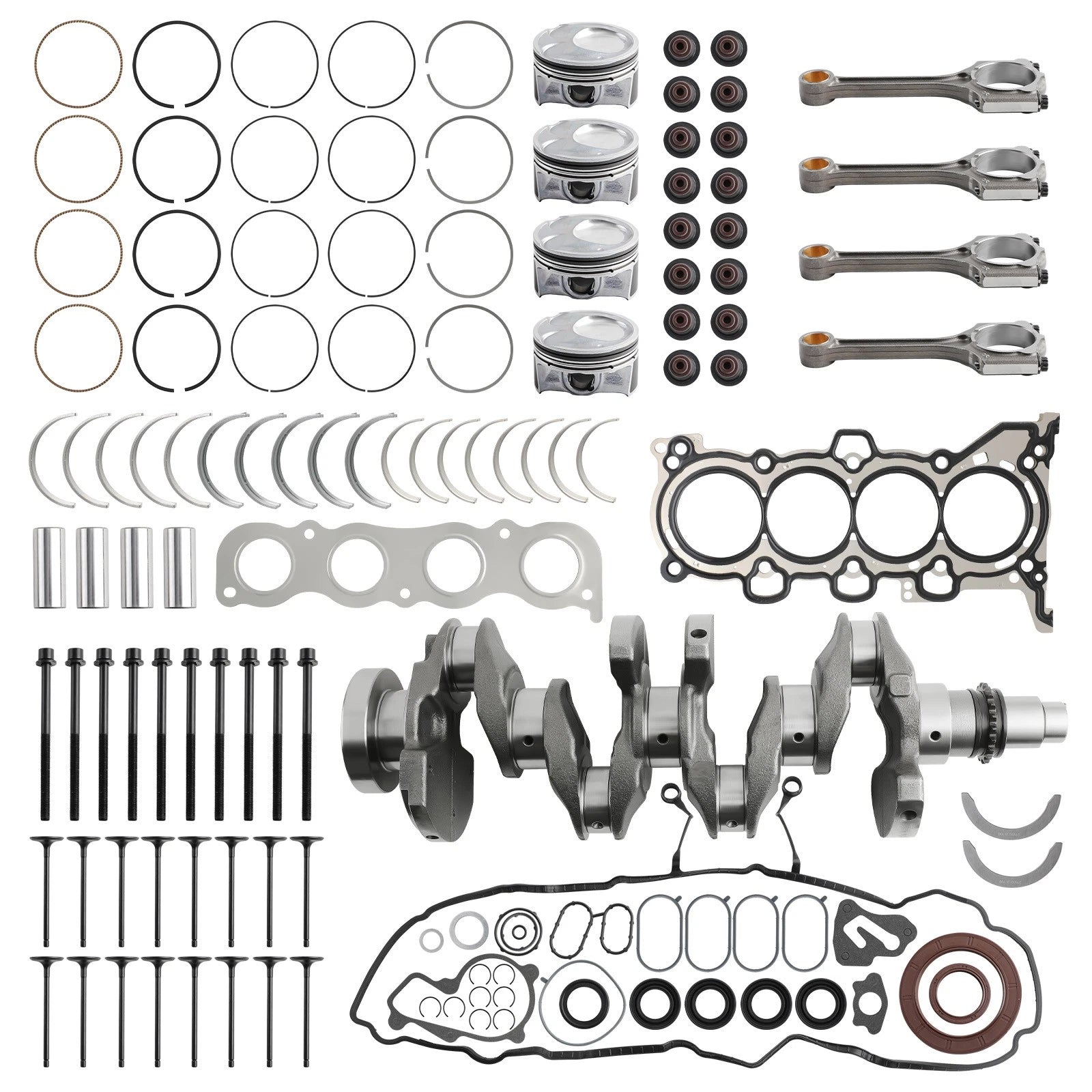 G4NC Engine Rebuild Overhaul Kit & Crankshaft for Hyundai Tucson Kia Soul (2010–2019)
