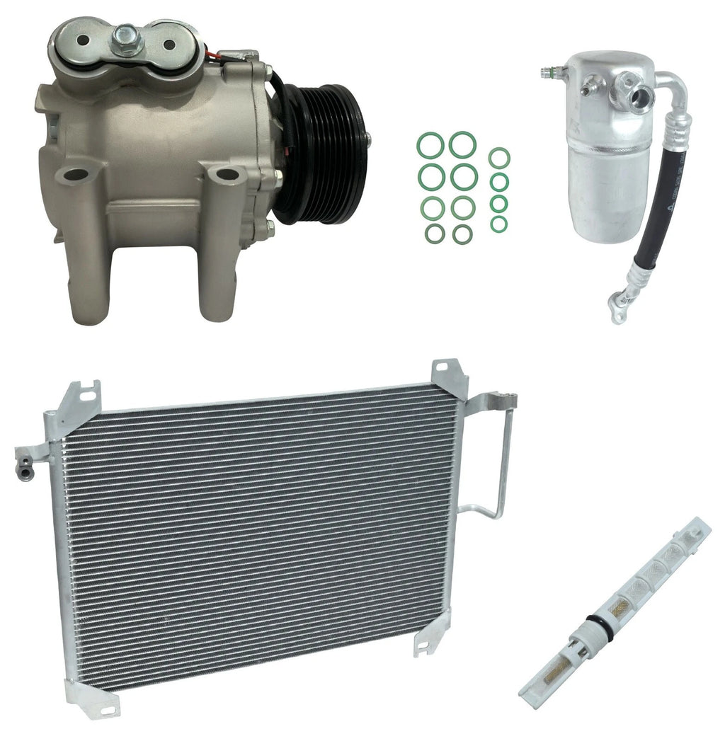 AC Compressor Kit With Condenser for GMC Envoy 4.2L (2008–2009)