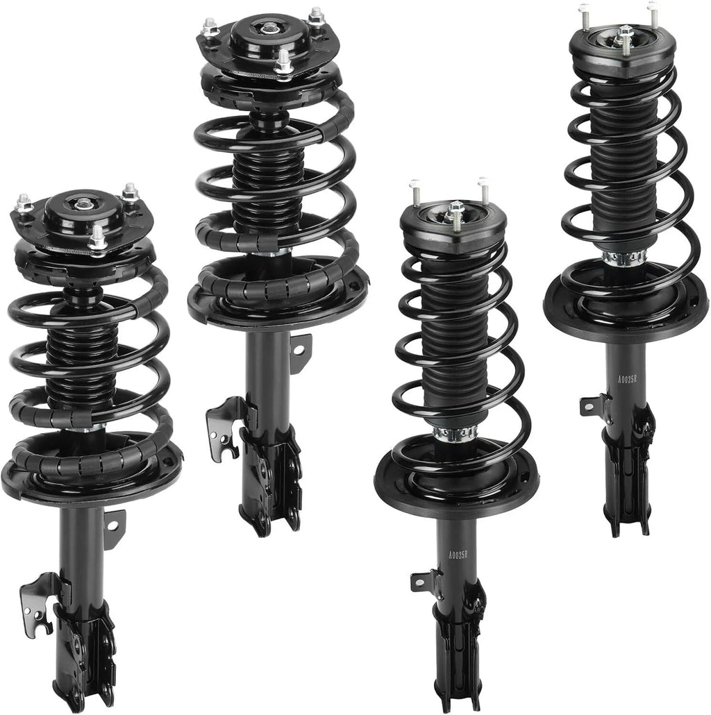 4x Front & Rear Struts/Shocks with Coil Spring for 2007-2011 Toyota Camry
