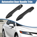 Set of 4 Door Handle Covers for Toyota Camry (without Smart Key Holes) Matte Black