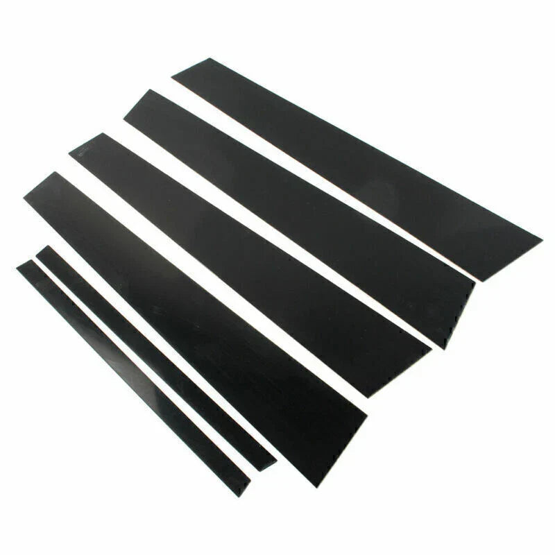 6 Pcs Car Door Trim Cover Kit Black Pillar Posts for Honda Accord (2008-2012)